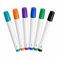 Whiteboard-Marker Set, abwischbar, 6 Farben, runde Spitze