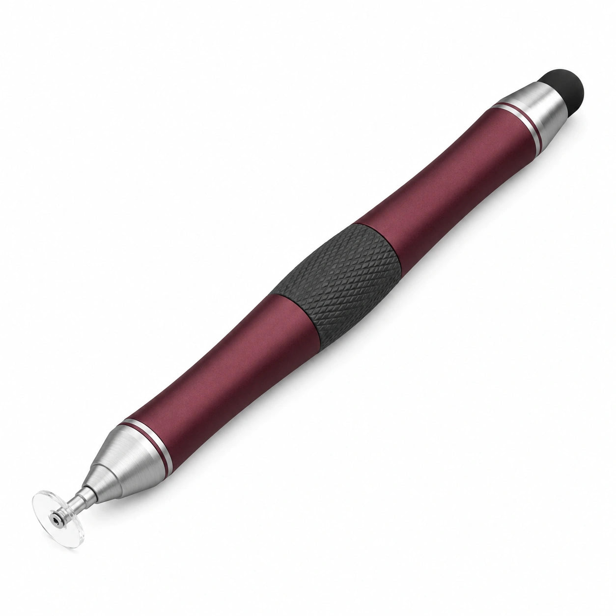 Ergonomischer Präzisionsstift mit Touchscreen-Spitze Dunkelrot