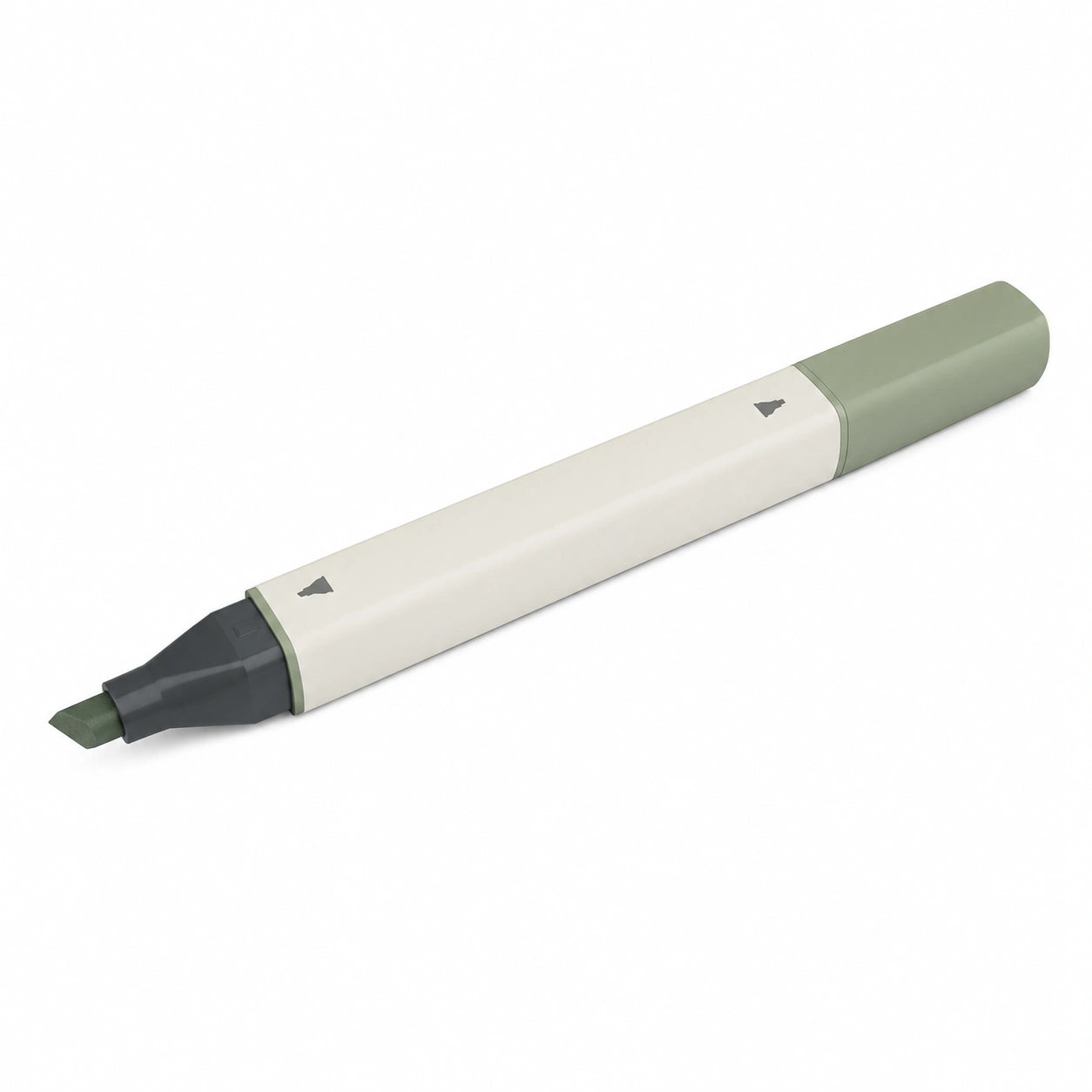 Chinesischer Kalligraphiepinsel mit Holzgriff, Beige/Braun