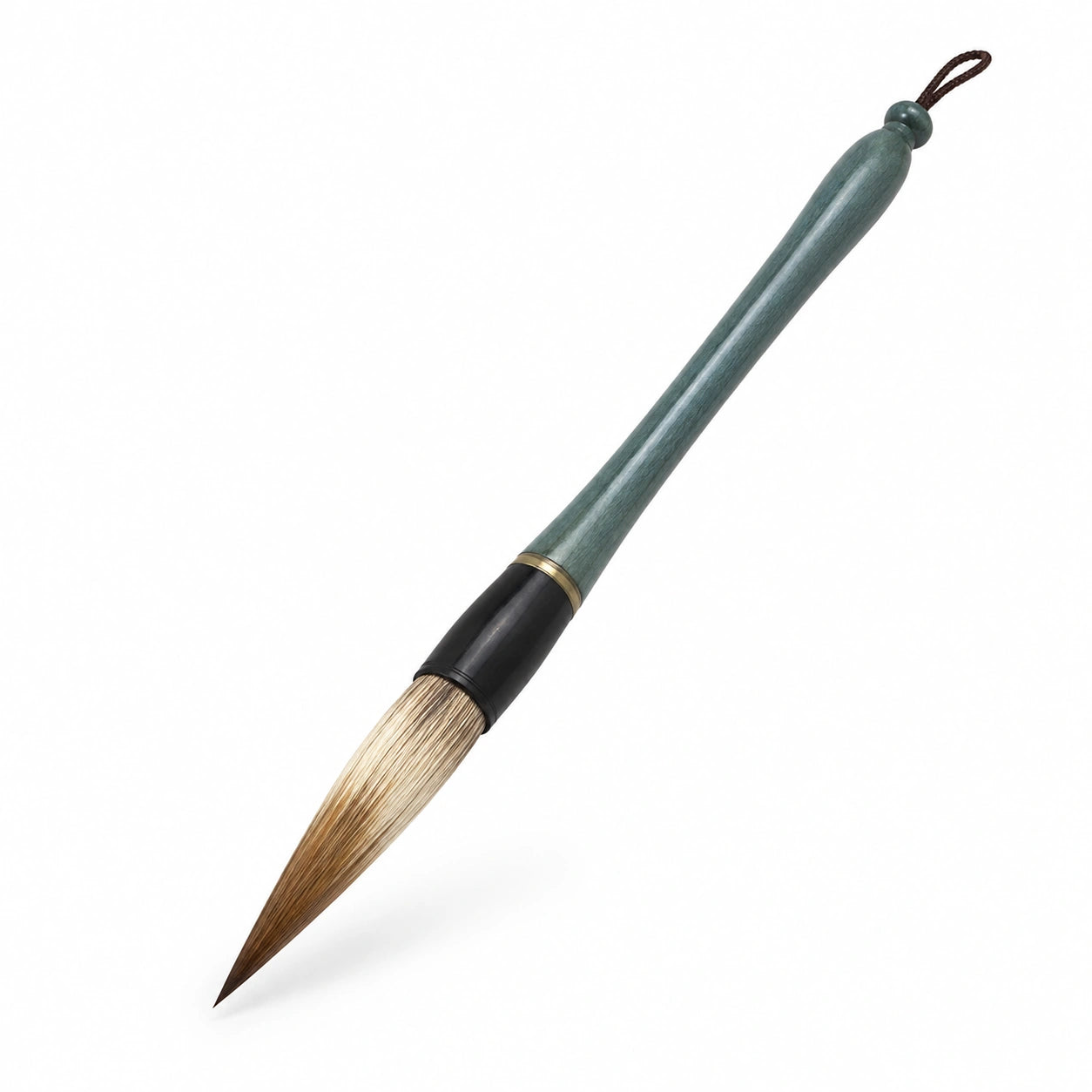 Traditioneller Kalligraphiepinsel mit Bambusgriff und weicher Spitze