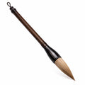 Chinesischer Kalligraphie Pinsel, Holzstiel, Schwarz und Weiß