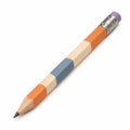 Bleistift mit Radiergummi in Orange
