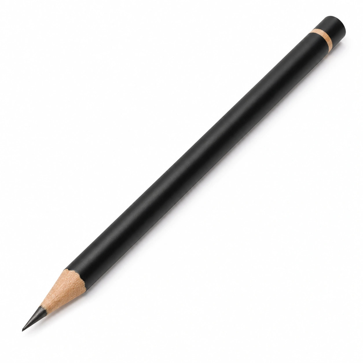 Schwarzer Sechskant-Bleistift für präzises Schreiben