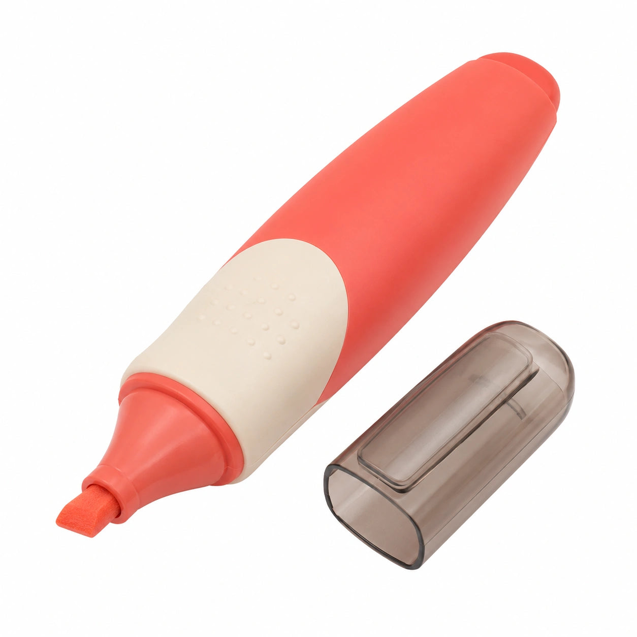 Gelber Textmarker mit Keilspitze