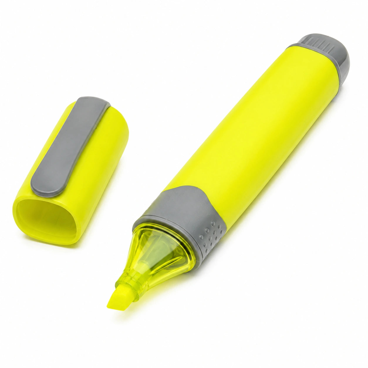 Türkisfarbener Textmarker mit Breiter Keilspitze